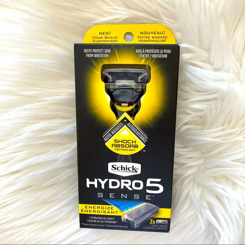 NEW Schick Hydro 5 Sense Shaving Razor